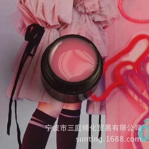 环保美甲延长甲油胶果冻胶5g一盒批发 外贸一件代发 速卖通 授权